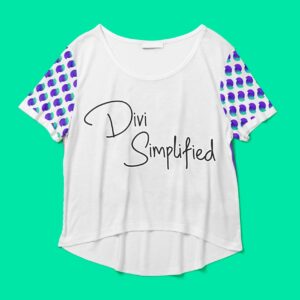 Divi Simplified Crop-top Shirts